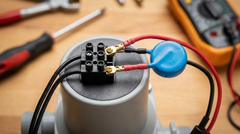 Конденсаторы 50 мк Ф для стабильной работы насосов в водяном теплом поле